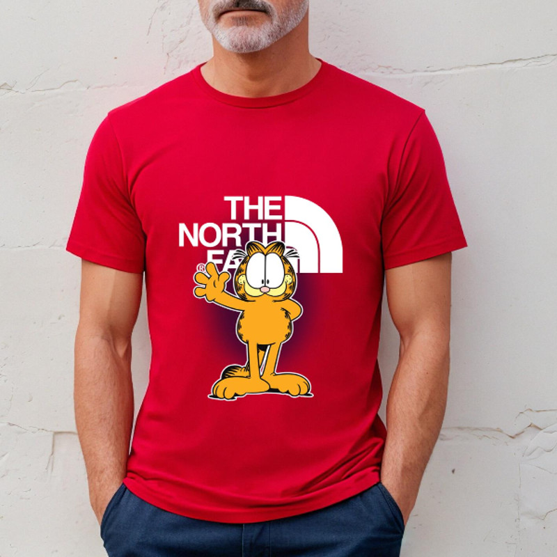 Garfield The North Face Fan Gift TShirt03red03redjpg