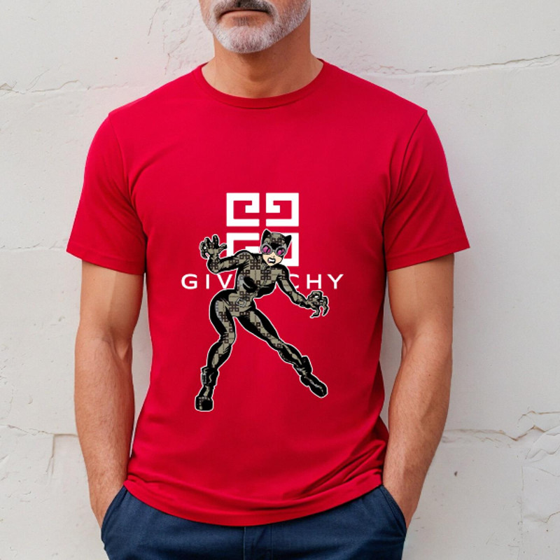 Givenchy Catwoman Fan Gift TShirt03red03redjpg
