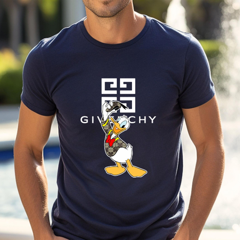 Givenchy Donald Duck  Disney Fan Gift TShirt02navy02navyjpg