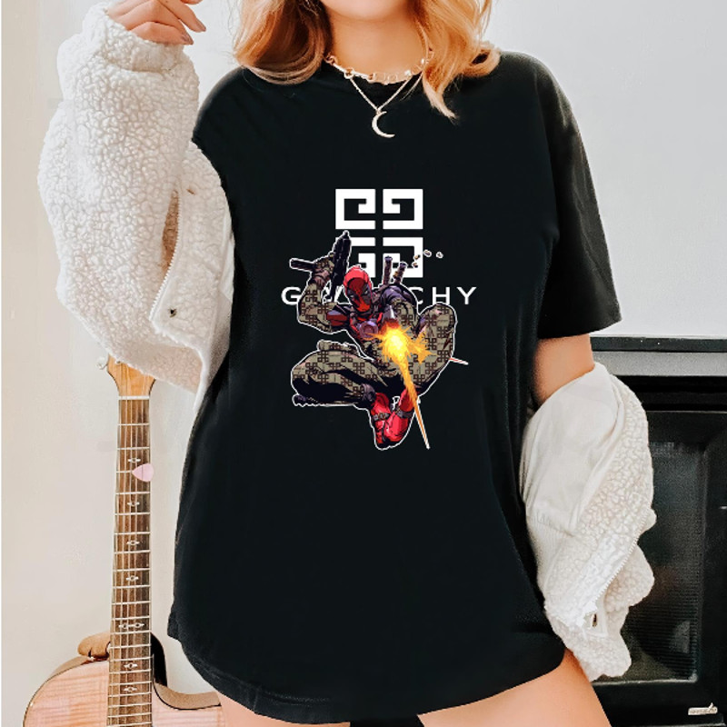Givenchy Deadpool Fan Gift TShirt04gblack04gblackjpg