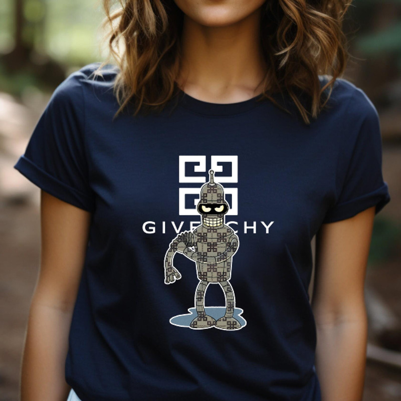 Givenchy Futurama Bender Fan Gift TShirt05gnavy05gnavyjpg