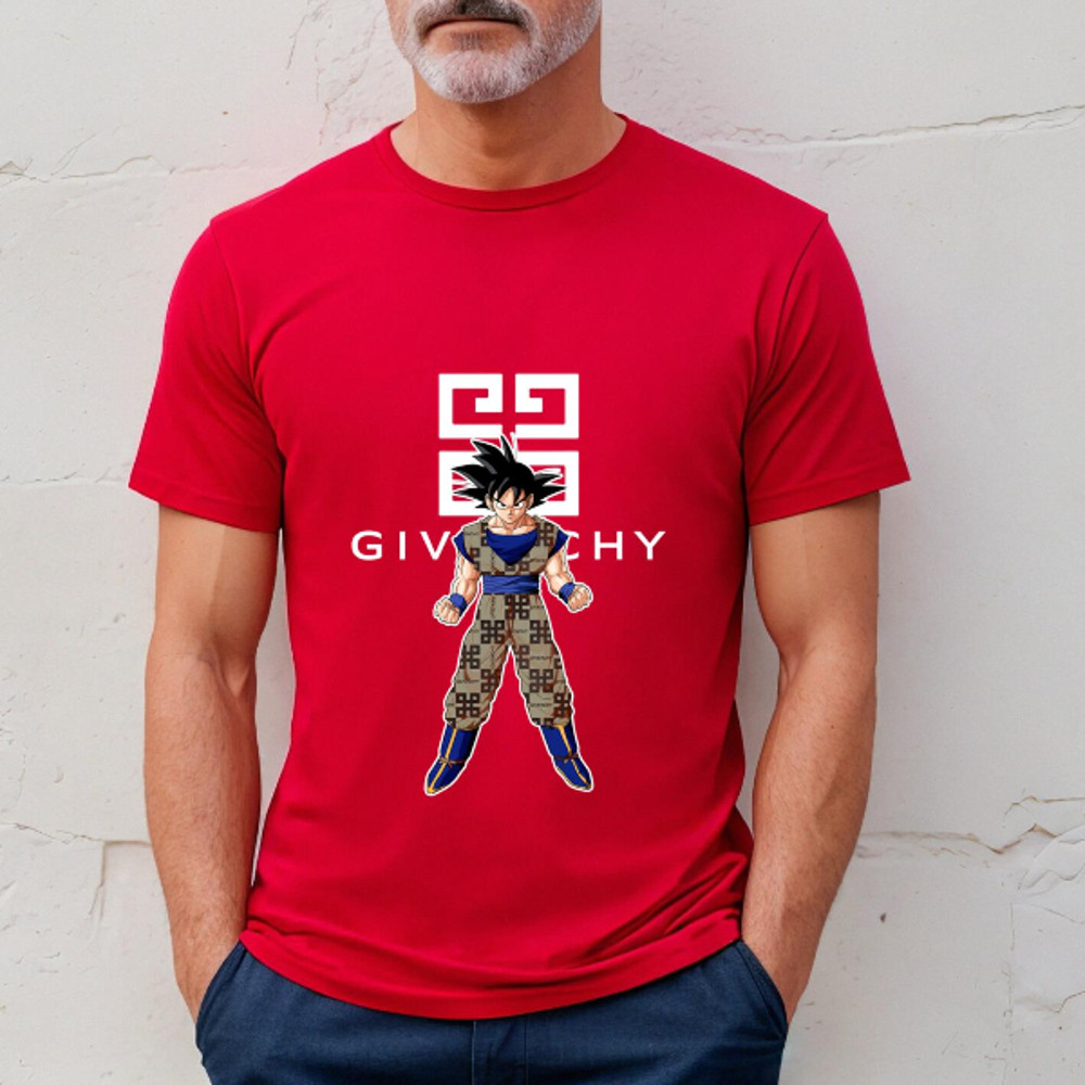 Givenchy Goku Dragon Ball Z Fan Gift TShirt03red03redjpg