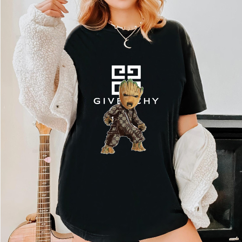 Givenchy Groot Fan Gift TShirt04gblack04gblackjpg