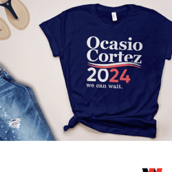 aoc 2024 we cant wait alexandria ocasio cortez shirt, feminist gift
