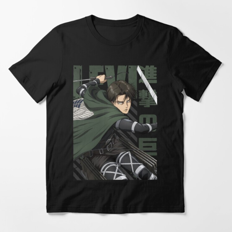 Shingeki no Kyojin  Levi AOT TShirt Attack On Titan Vintage Shirtjpg