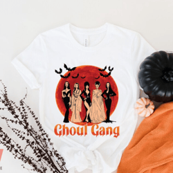 unique female villains ghoul gang halloween shirt