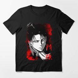 shingeki no kyojin levi t-shirt, attack on titan vintage shirt