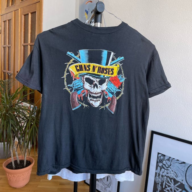 Guns and Roses Rock Band Teesjpg