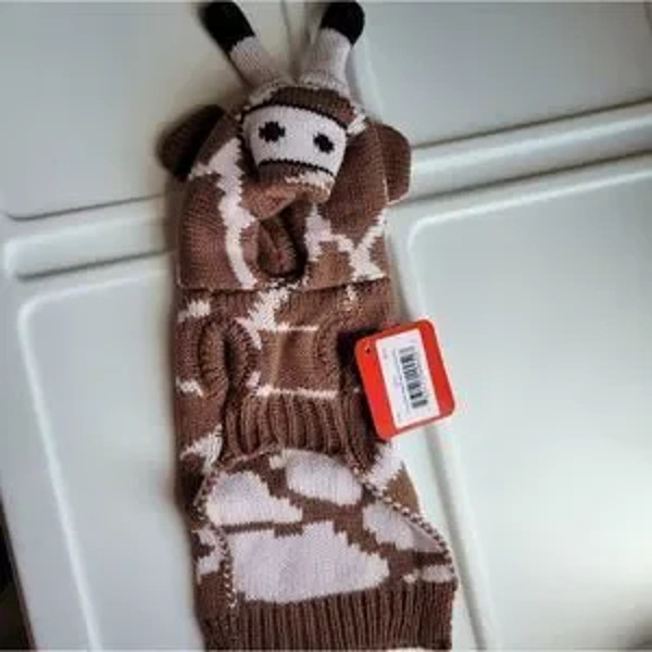 Free wpurchase●Worthy dog sweater Geoffrey giraffe hoodie xxs doggie (4).jpg