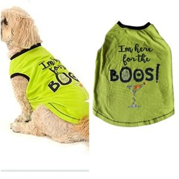 I'm Here For The Boos Halloween Pet Tee Large (2).jpg