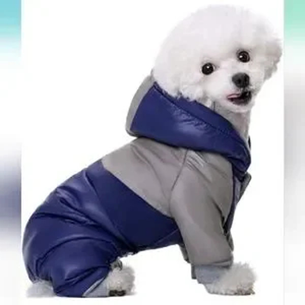 NWOT Miaododo Winter Small Dog Coat,Hooded Four-Legged Dog Jacket Cotton- (2).jpg