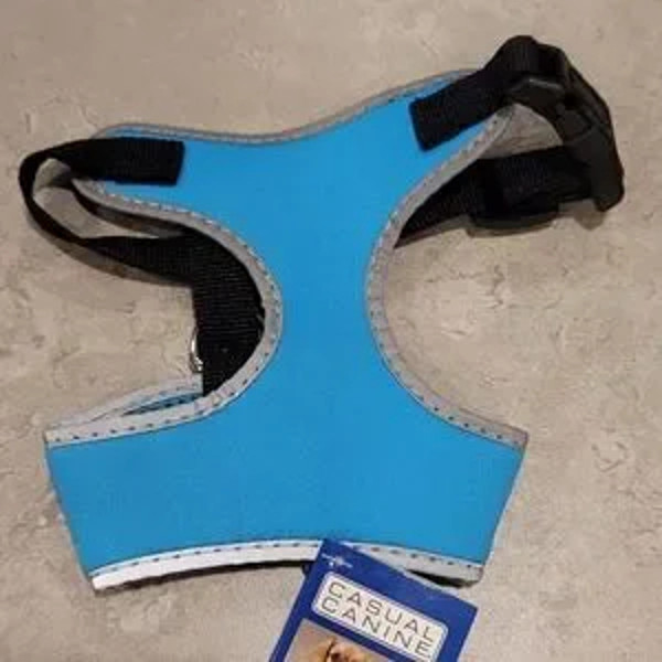 NWT Blue Casual Canine Reflective Neoprene Harness XS (Chest Size 11-13) (2).jpg