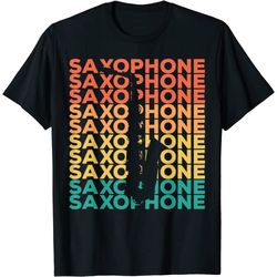 Retro Vintage Saxophone Gift For Saxophonists T-Shirt