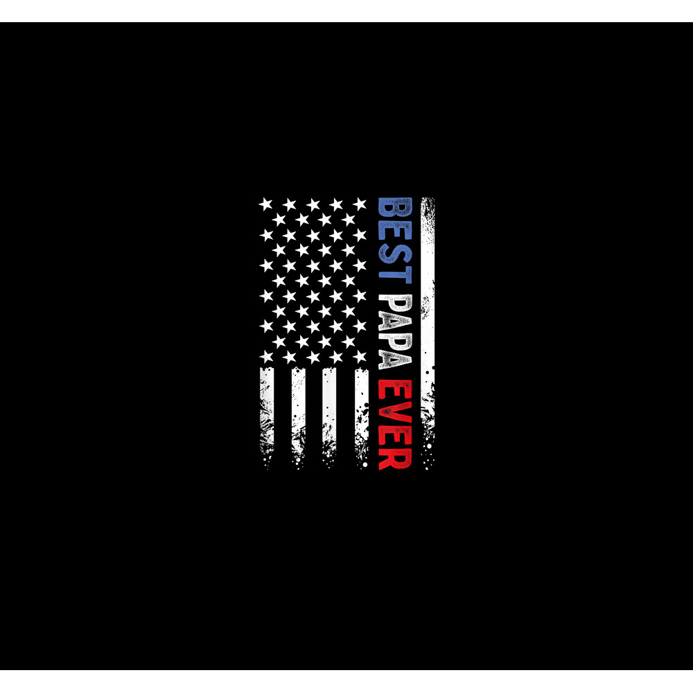 Fathers Day Best Papa Ever with US American Flag.jpg