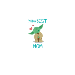 star wars yoda best mom hearts mothers day