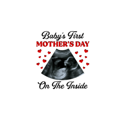 babys first mothers day on the inside ultrasonography baby