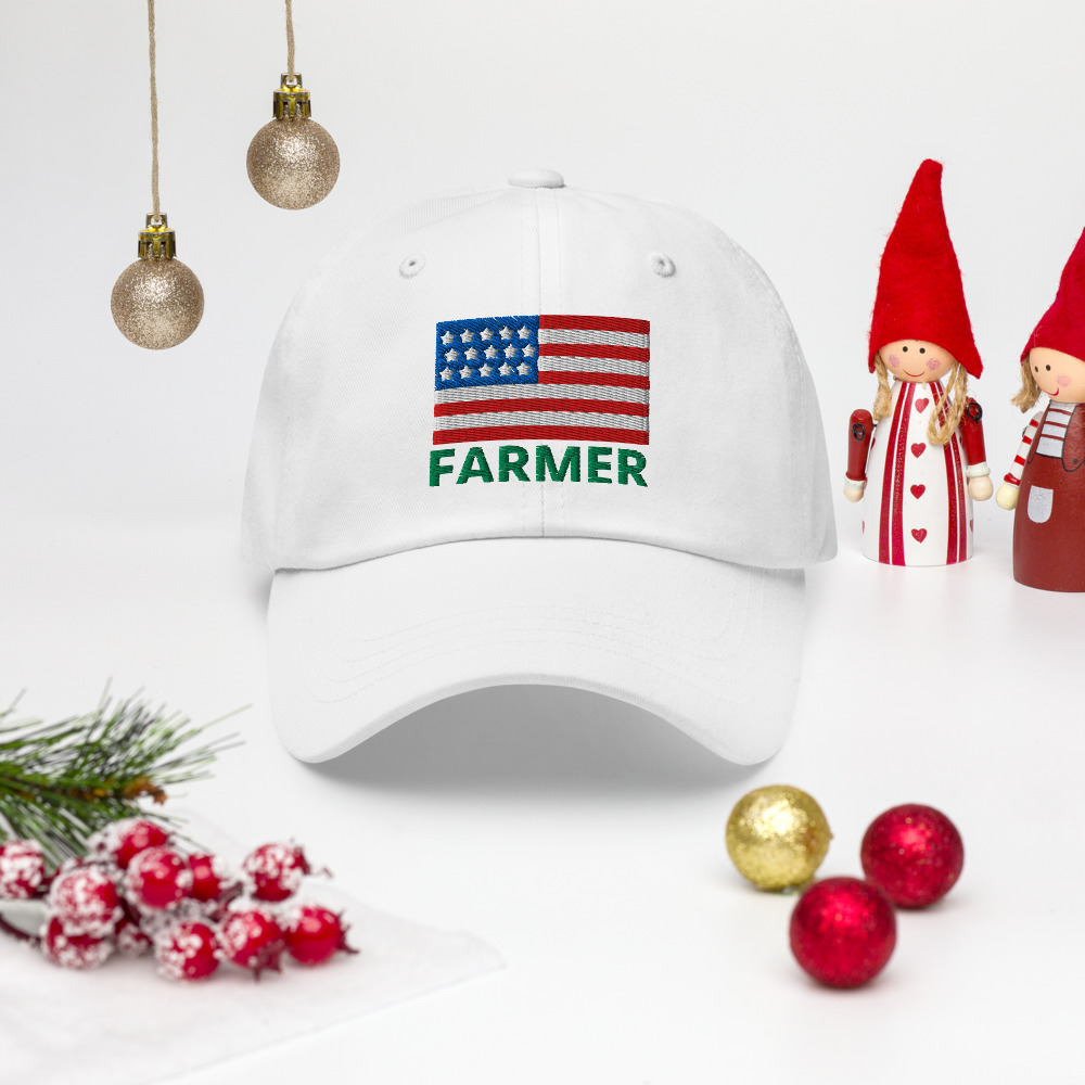 Christmas Farmers Hats USA Farming Hats With USA American Flag Farmhouse Cap Dad Hat Gift Mens Farm 9