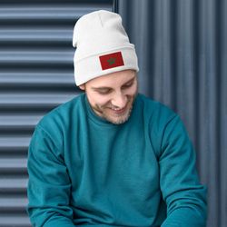 morocco flag cool knitted hat beanie winter hats moroccan flag beanies for men and women gifts knit beanie flag moorish