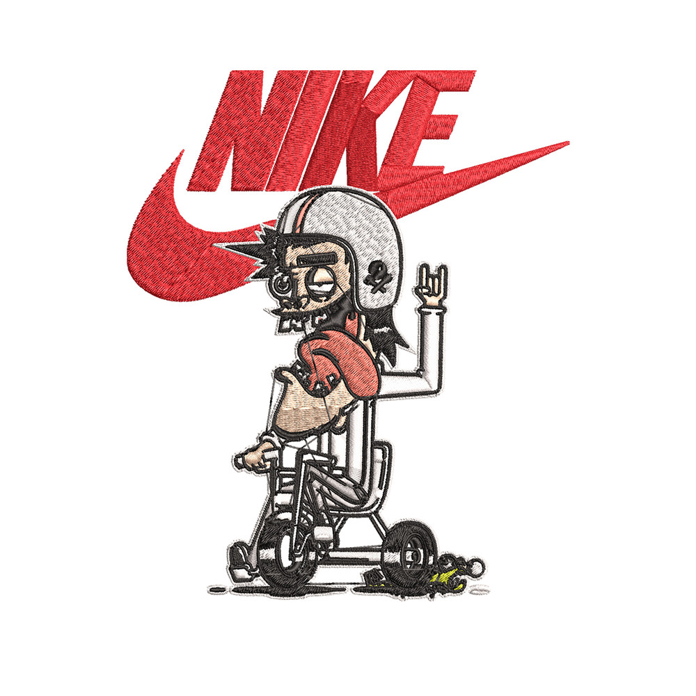 Cartoon Nike Embroidery design, Cartoon funny Embroidery, Nike design, Embroidery file, logo shirt, Instant download..jpg