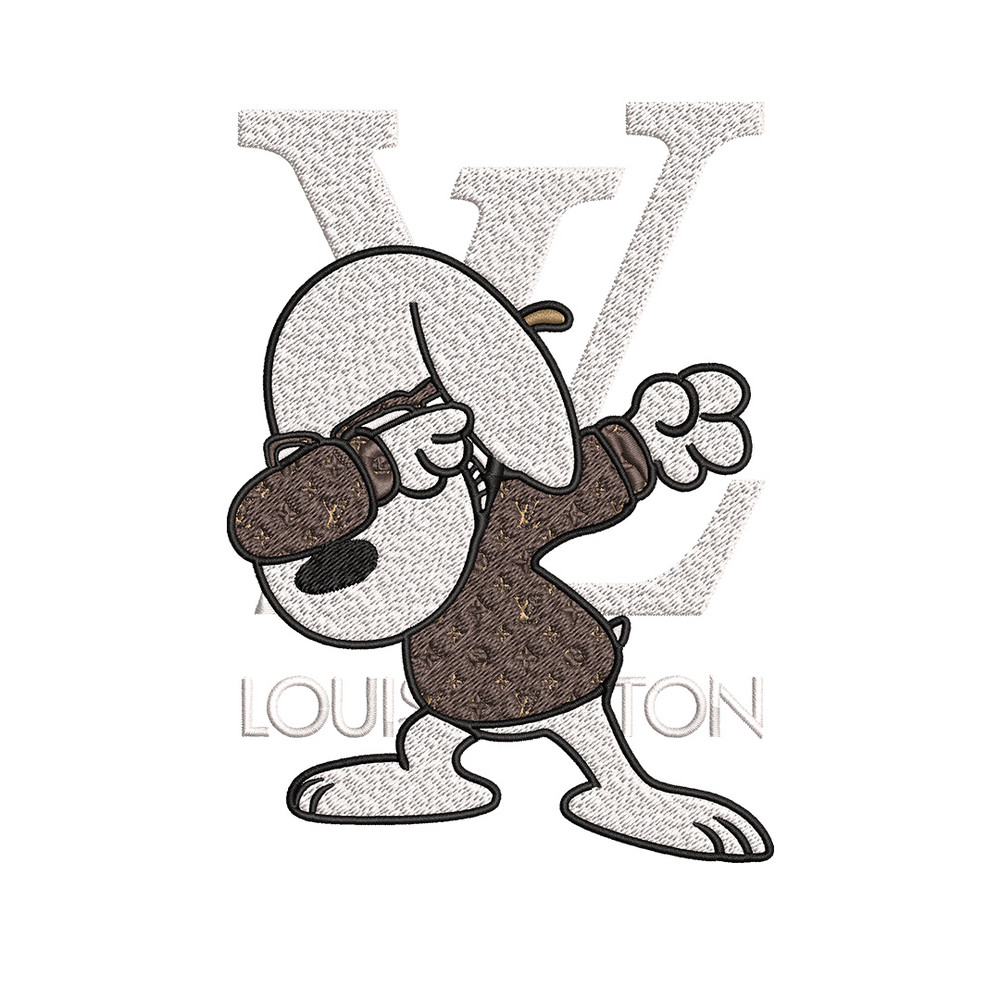 Dog louis vuitton Embroidery Design, LV Embroidery, Brand Embroidery, Embroidery File, Logo shirt, Digital download.jpg