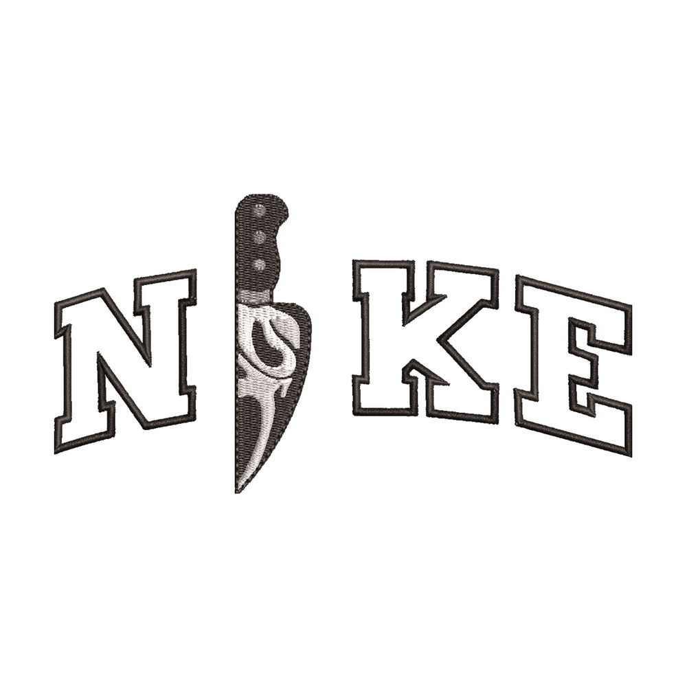Ghostface knife embroidery design, Ghostface knife embroidery, Nike design, Logo shirt, logo shirt, digital download.jpg