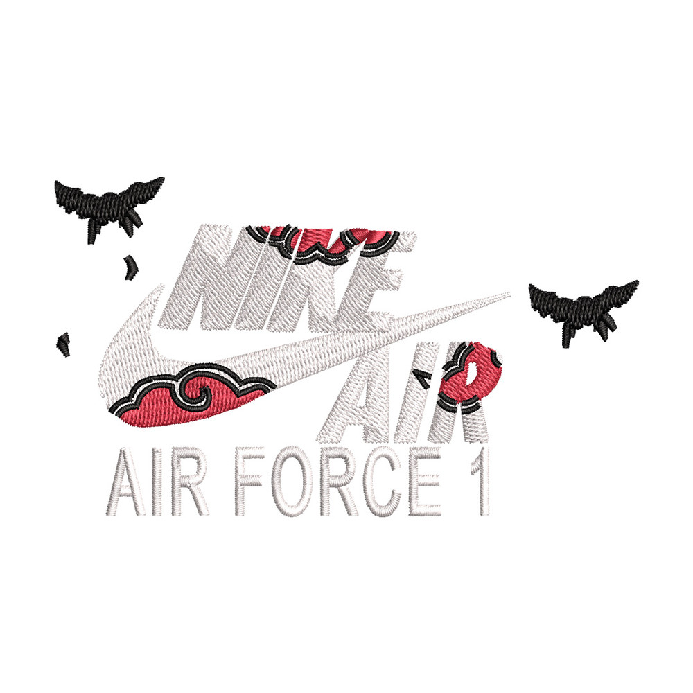 Nike itachi embroidery design, Naruto embroidery, Nike design,Embroidery file,Embroidery shirt,Digital download.jpg