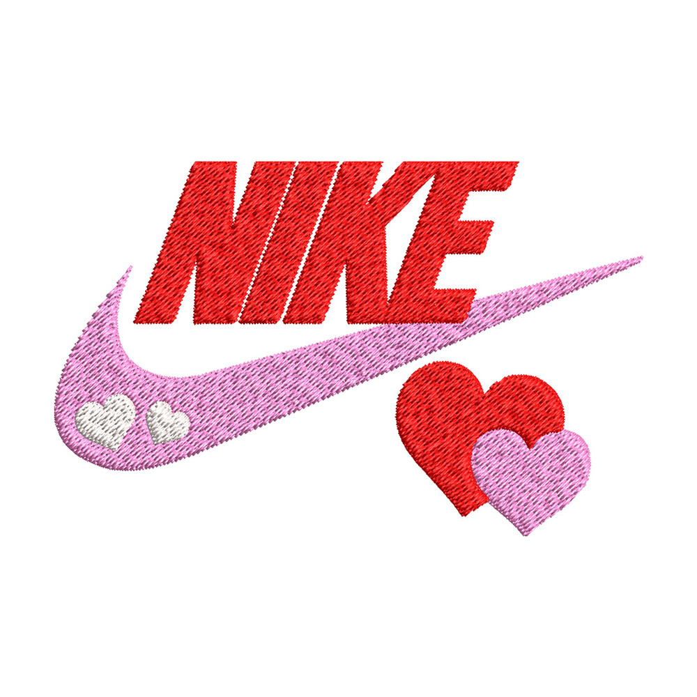 Nike pink love Embroidery Design, Brand Embroidery, Nike Embroidery, Embroidery File, Logo shirt, Digital download.jpg