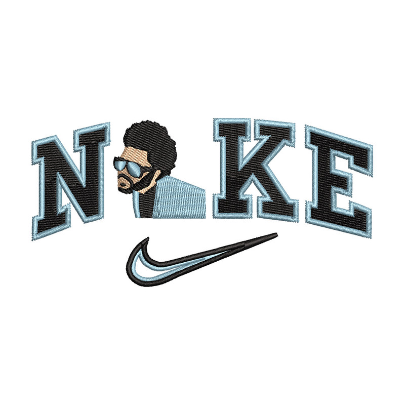 Nike weeknd embroidery design, The weeknd embroidery, Nike design, Embroidery shirt, Embroidery file, Digital download.jpg