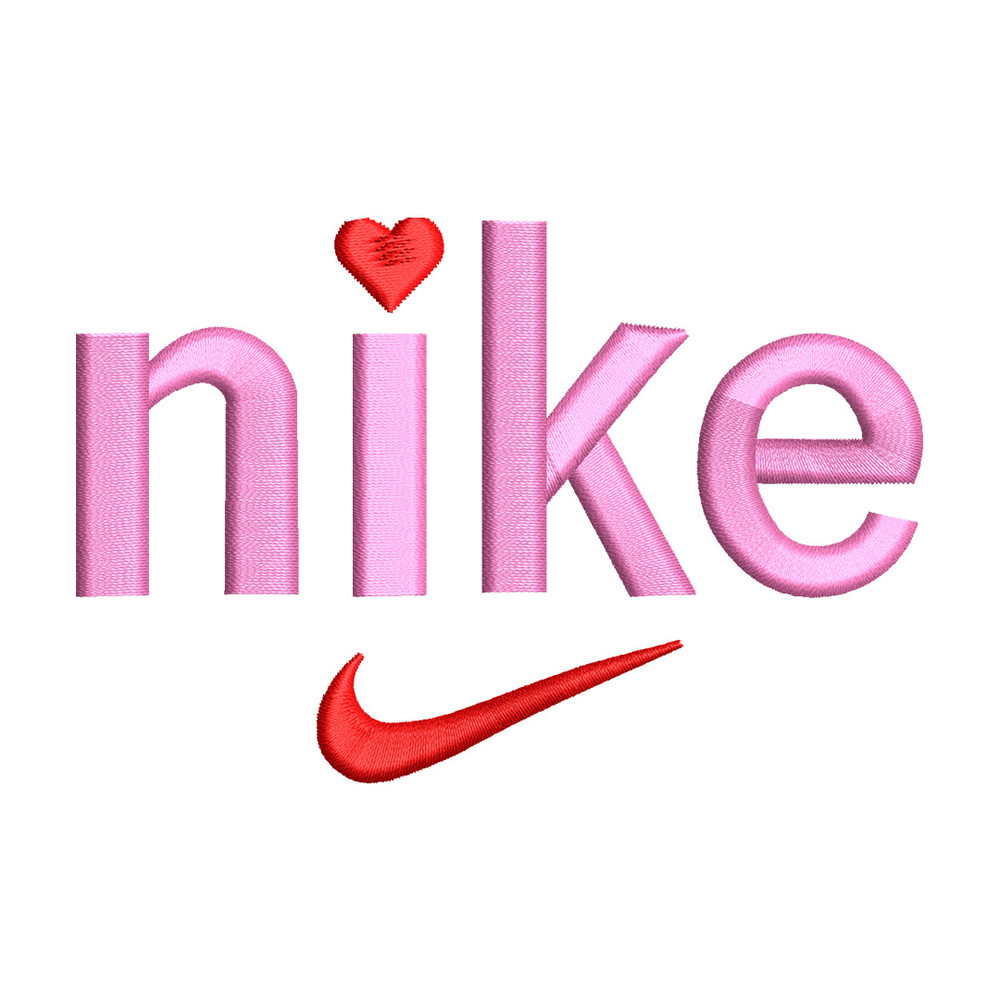 Nike x pink embroidery design, Nike embroidery, Nike design, Embroidery shirt, Embroidery file, Digital download.jpg