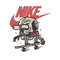 Skull funny Nike Embroidery design, Skull funny Embroidery, Nike design, Embroidery file, logo shirt, Instant download..jpg