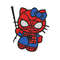 Spiderman Hellokitty Embroidery design, Hellokitty Embroidery, cartoon design, Embroidery File, Digital download..jpg