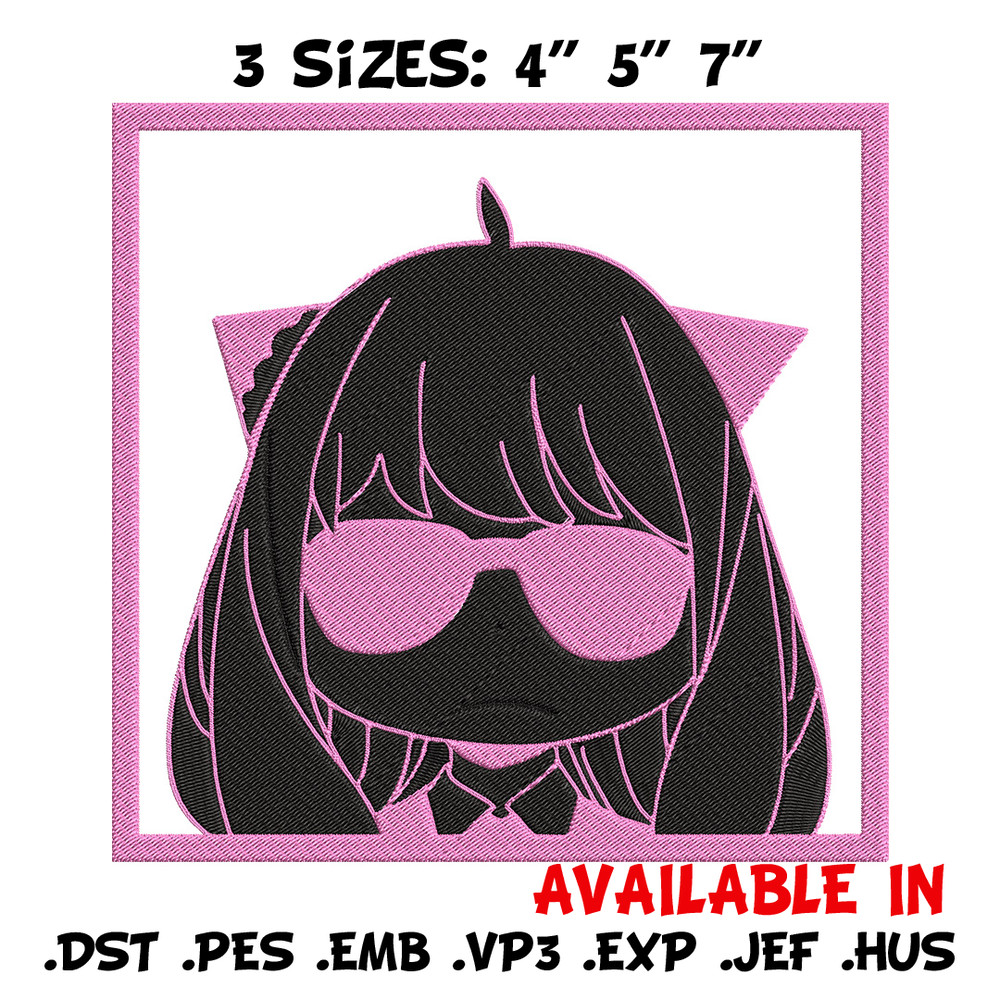 Anya box Embroidery Design, Spy x family Embroidery, Embroidery File, Anime Embroidery, Anime shirt, Digital download.jpg