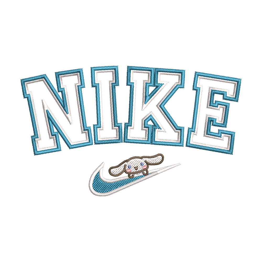 Nike bunny cute embroidery design, Bunny embroidery, Nike design,Embroidery shirt, Embroidery file, Digital download.jpg