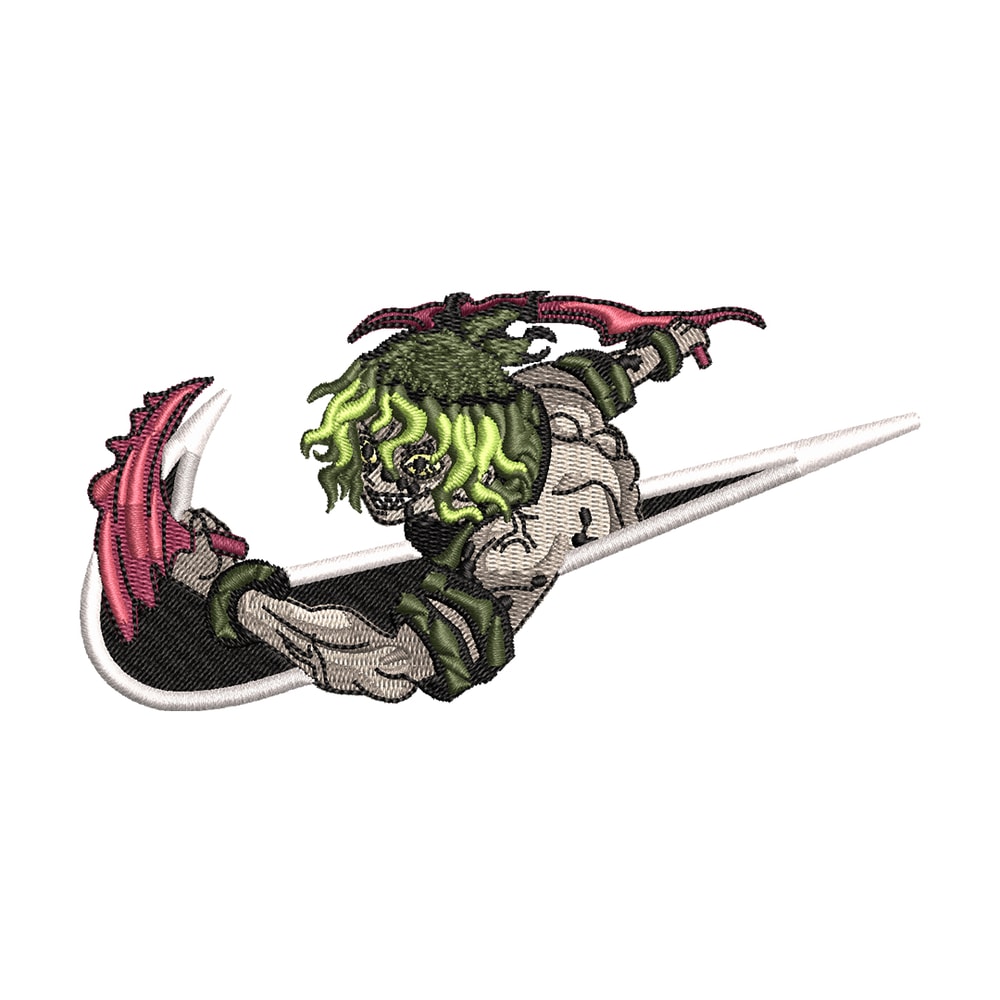 Nike Gyutaro embroidery design, Kimetsu no Yaiba embroidery, nike design, anime shirt, digital download.jpg