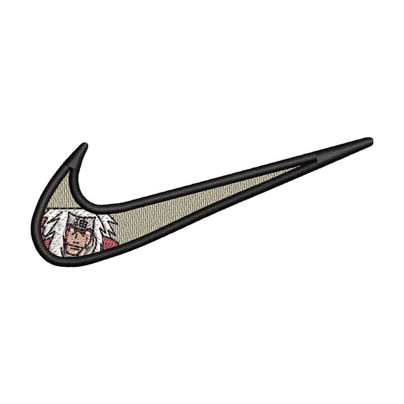 Nike jiraiya embroidery design, Naruto embroidery, Emb design, Embroidery shirt, Embroidery file, Digital download.jpg