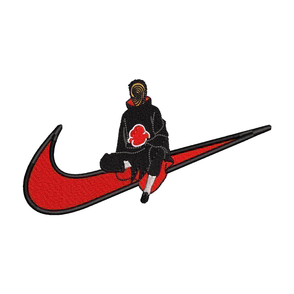 Nike x obito embroidery design, Naruto embroidery, Nike design, Embroidery shirt, Embroidery file, Digital download.jpg