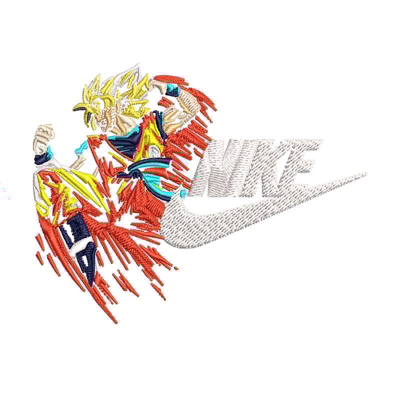 Son Goku Nike Embroidery design, Dragon ball Embroidery, Nike design, anime shirt, Embroidery file, Instant download..jpg