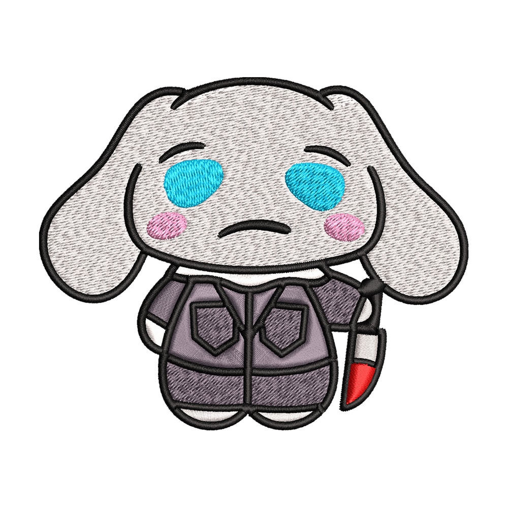 Bunny horror cartoon Embroidery design, Bunny horror Embroidery, logo design, Embroidery File, Instant download..jpg