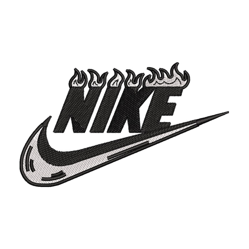 Nike flame embroidery design, Flame embroidery, Nike design, Embroidery shirt, Embroidery file, Digital download.jpg