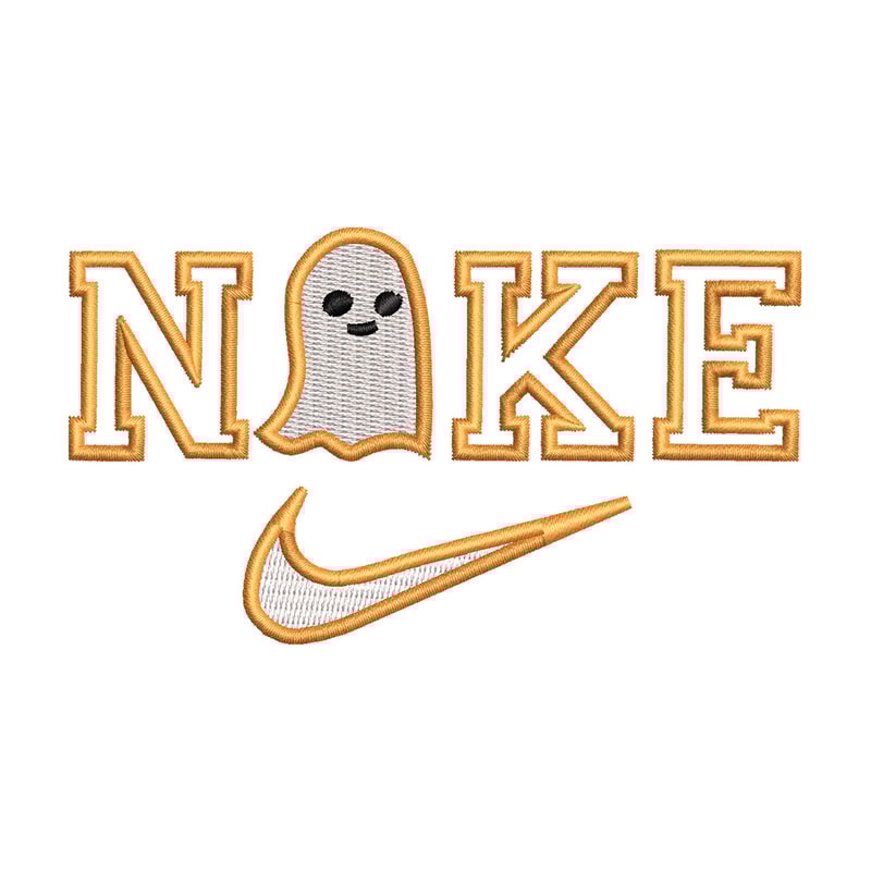Nike x ghost horror embroidery design, Ghost embroidery, Nike design, Embroidery shirt, Embroidery file,Digital download.jpg