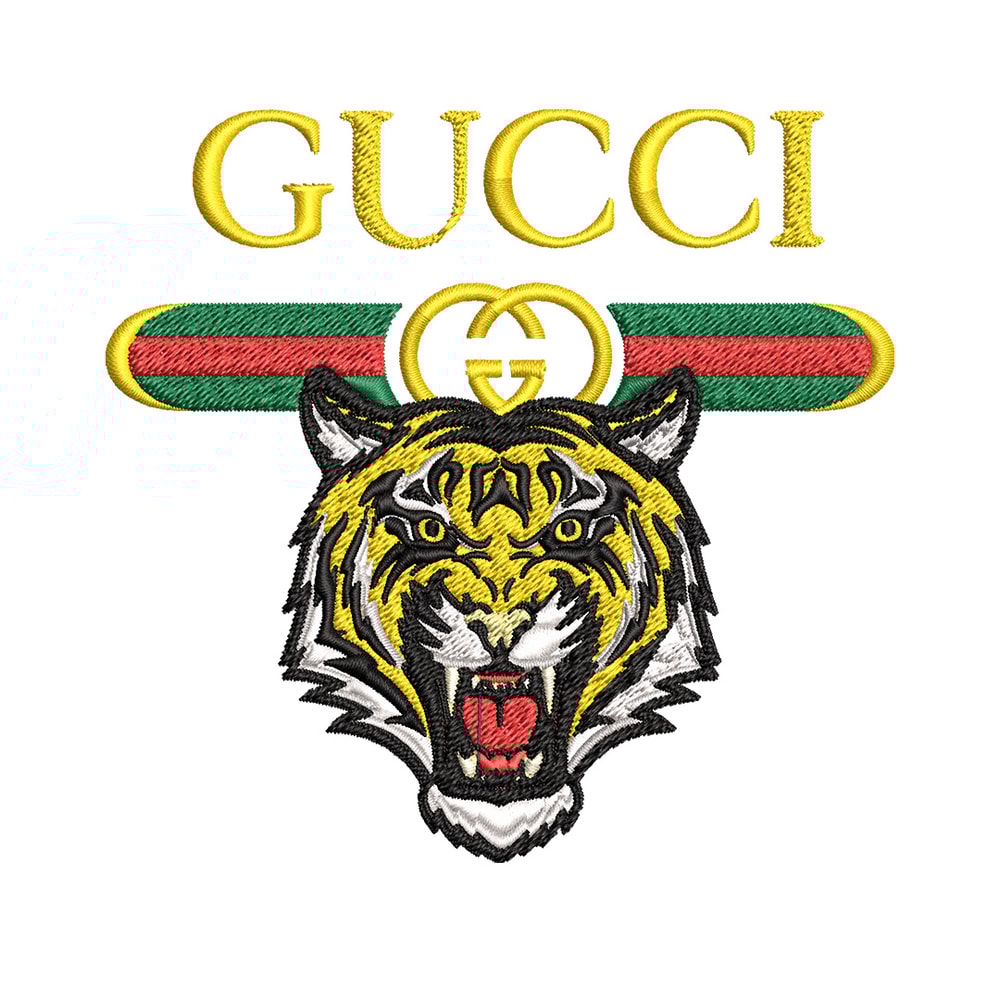 Tiger gucci Embroidery Design, Gucci Embroidery, Brand Embroidery, Logo shirt, Embroidery File, Digital download.jpg