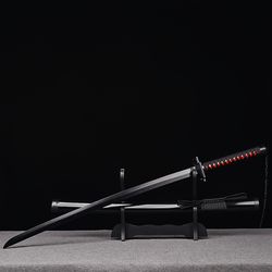 1pc,unsharpened simulation sword props,wooden cosplay tool,stage performance practice weapon props,for beginner practice