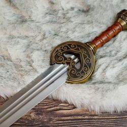 lord of the rings replica sword - double horse ringwraith with wall mount