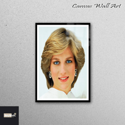 tempered glass, glass, wall decoration, princess diana, celebrity wall decor, famous glass art, woman glass art, portre
