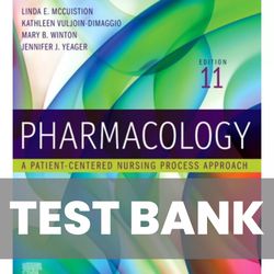 Pharmacology A Patient-Centered Nursing Process Approach 11e TEST BANK