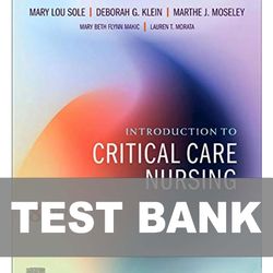 Introduction to Critical Care Nursing 8th Edition TEST BANK 9780323641937