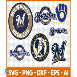 milwaukee brewers svg, milwaukee brewers logo, milwaukee brewers clipart, milwaukee brewers cricut, brewers png