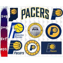 big svg bundle, digital download, indiana pacers svg, indiana pacers logo, indiana pacers clipart, indiana pacers cricut