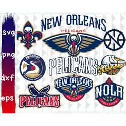 big svg bundle, digital download, new orleans pelicans svg, new orleans pelicans logo, new orleans pelicans clipart