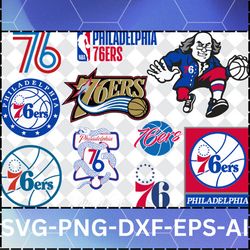 philadelphia 76ers, philadelphia 76ers svg, 76ers svg, nba svg, basketball svg